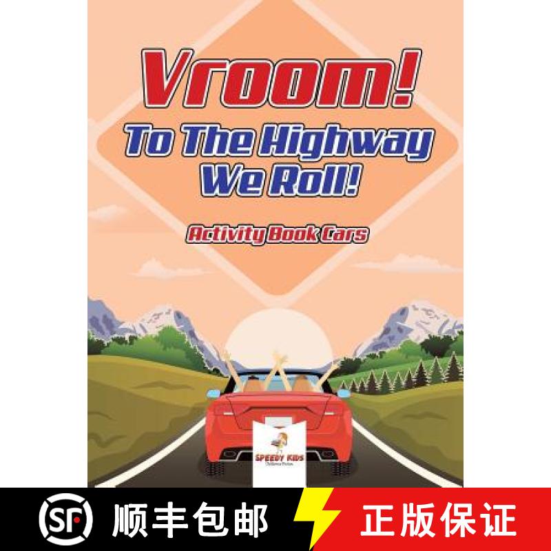 【3-4周达】Vroom! To The Highway We Roll! Activity Book Cars [9781541937987]