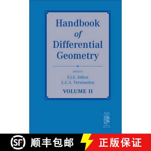 【3-4周达】精装 Handbook of Differential Geometry [9780444520524]