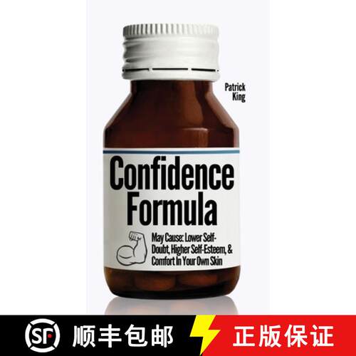 【3-4周达】精装 The Confidence Formula: May Cause: Lower Self-Doubt, Higher Self-Esteem, and Comfort ... [9781647433116]