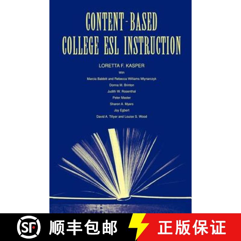 【3-4周达】Content-Based College ESL Instruction [9780805830767]
