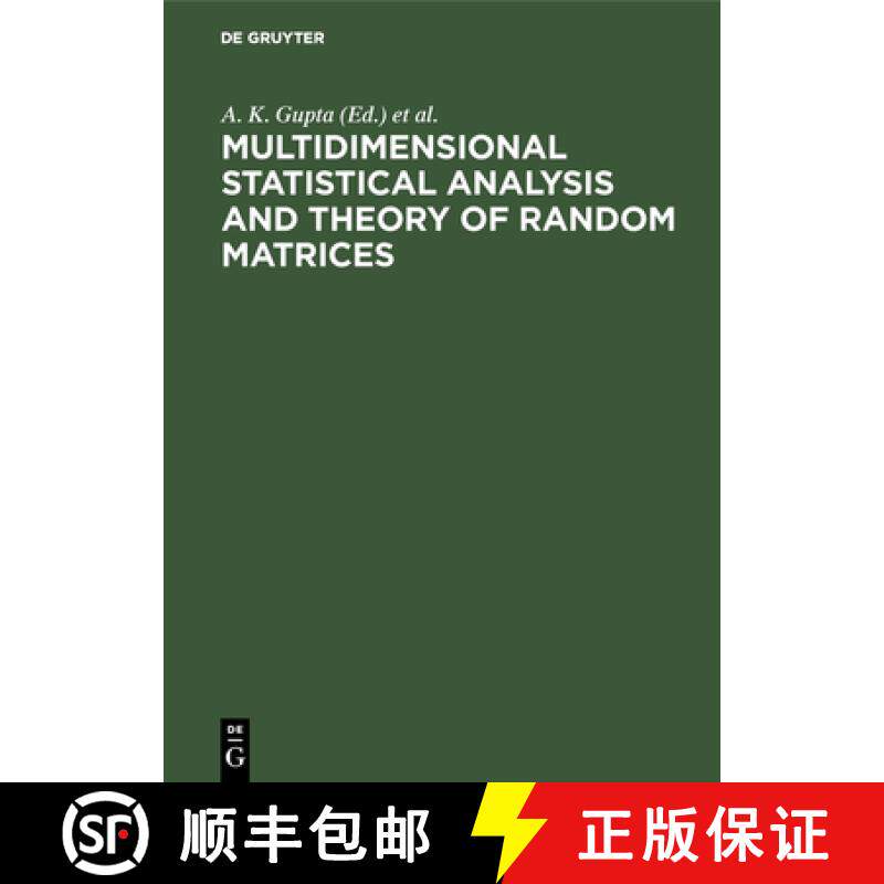 【3-4周达】Multidimensional Statistical Analysis and Theory of Random Matrices : Proceedings of the S... [9783110460360]