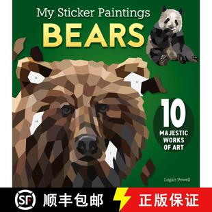 【3-4周达】My Sticker Paintings: Bears: 10 Majestic Works of Art [9781641244510]