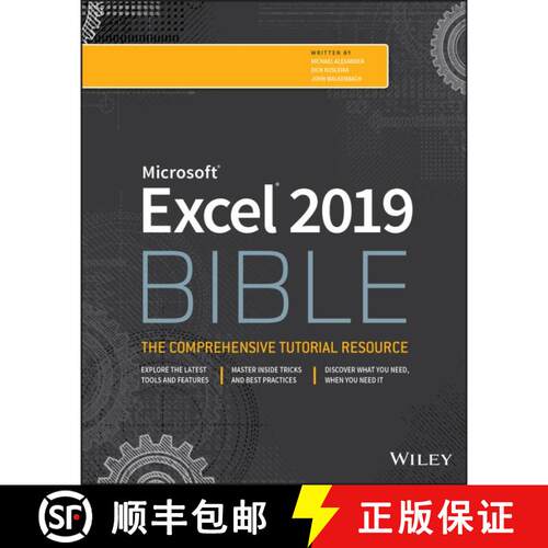 【3-4周达】Excel 2019 Bible [Wiley计算机] [9781119514787]