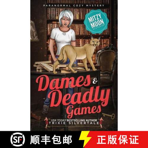 【3-4周达】Dames and Deadly Games: Paranormal Cozy Mystery [9781952739040]