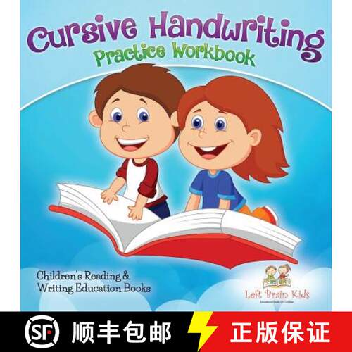 【3-4周达】Cursive Handwriting Practice Workbook : Children's Reading & Writing Education Books [9781683765868]