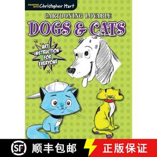Cats Dogs Art Everyone Cartooning for 4周达 9781942021131 Lovable Instruction