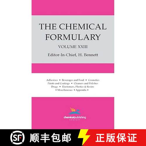 【3-4周达】精装 Chemical Formulary, Volume 23: Volume 23 [9780820602820]