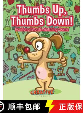 【3-4周达】Thumbs Up, Thumbs Down! Positional Words Matching Game [9781683234449]