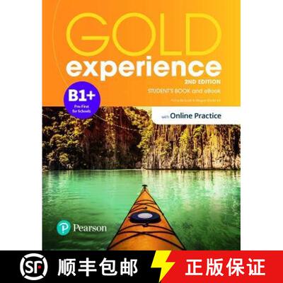 【3-4周达】Gold Experience 2ed B1+ Student's Book & eBook with Online Practice [9781292392837]