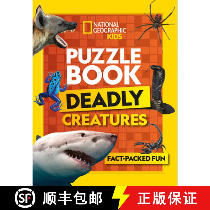 【3-4周达】Puzzle Book Deadly Creatures: Brain-Tickling Quizzes, Sudokus, Crosswords and Wordsearches [9780008430511]