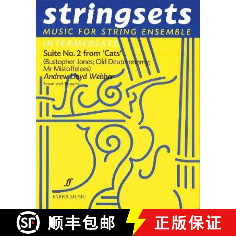 【3-4周达】Cats Suite No. 2 Stringsets: Stringsets (score and Parts) [9780571511655]