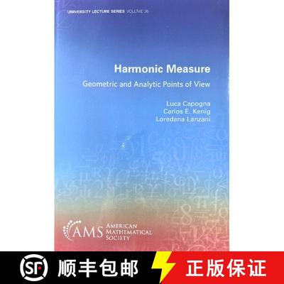 【3-4周达】Harmonic Measure: Geometric and Analytic Points of View [9780821827284]