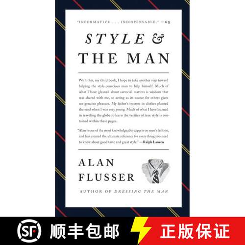 【3-4周达】精装 Style and the Man: How and Where to Buy the Best Mens' Clothes [9780061976155]