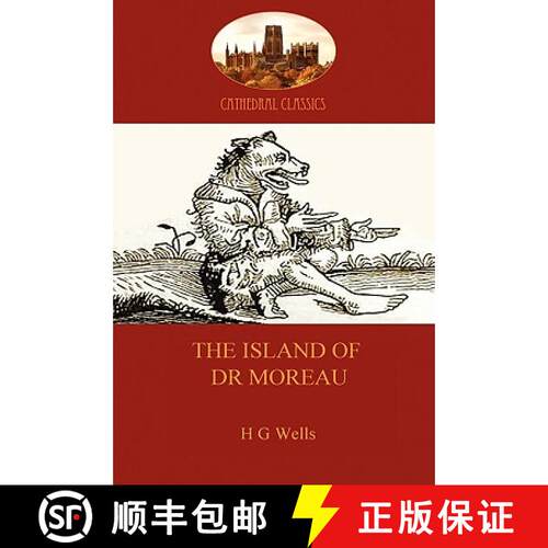 【3-4周达】The Island of Dr Moreau: a cautionary tale of souless science (Aziloth Books) [9781907523137]