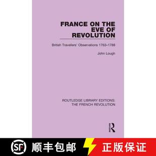 France 1763 9781138681002 Observations the 4周达 British Revolution Eve 1788 Travellers