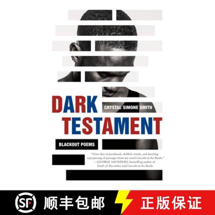 【3-4周达】Dark Testament: Blackout Poems [9781250854360]