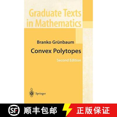 【3-4周达】Convex Polytopes: Prepared by Volker Kaibel, Victor Klee, and Gunter Ziegler [9780387404097]