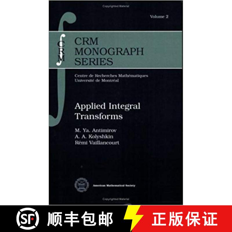 【4周达】Applied Integral Transforms [9780821843147]