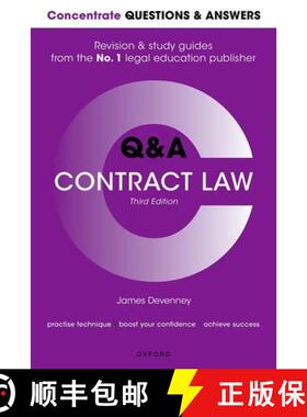 【3-4周达】Concentrate Questions and Answers Contract Law: Law Q&A Revision and Study Guide [9780192865625]