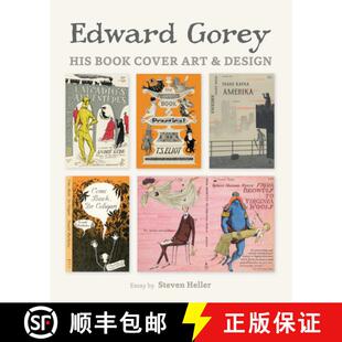 【3-4周达】精装 Edward Gorey: His Book Cover Art & Design [9780764971471]