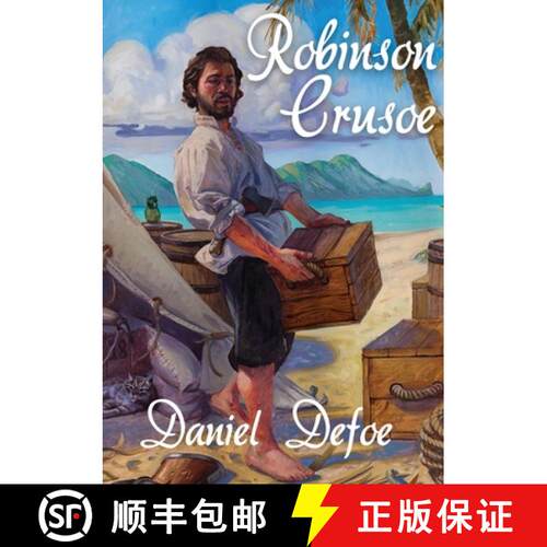 【3-4周达】Robinson Crusoe: A novel by Daniel Defoe about a castaway who spends 28 years on a remote ... [9782382742273]