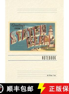 预订 Vintage Lined Notebook Greetings from Staten Island, New York [9798385438136]