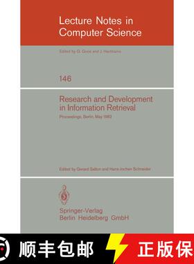 【3-4周达】Research and Development in Information Retrieval : Proceedings, Berlin, May 18-20, 1982 [9783540119784]