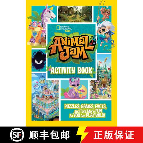 【3-4周达】Animal Jam Activity Book [9781426331480]