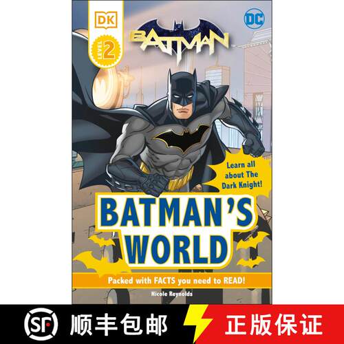 【3-4周达】DC Batman's World Reader Level 2: Meet the Dark Knight [9780744039719]