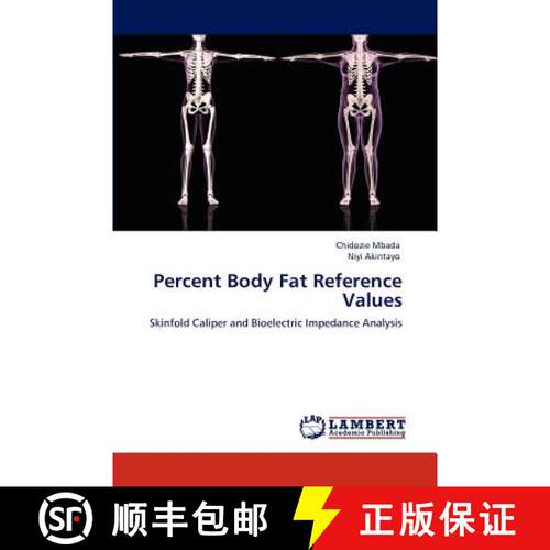 预订 Percent Body Fat Reference Values [9783848405763]
