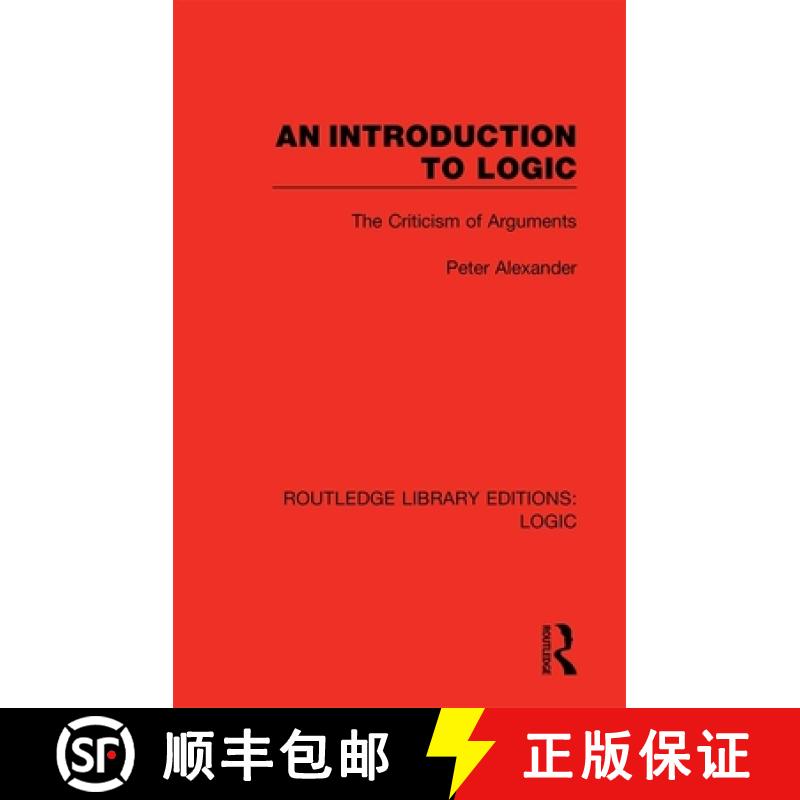 【3-4周达】An Introduction to Logic: The Criticism of Arguments [9780367417963]