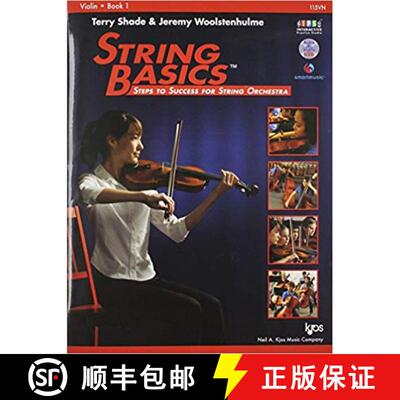 【3-4周达】115VN - String Basics: Steps to Success for String Orchestra Violin Book 1 [9780849734830]