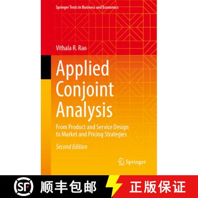 【3-4周达】Applied Conjoint Analysis: From Product and Service Design to Market and Pricing Strategie... [9783032008930]