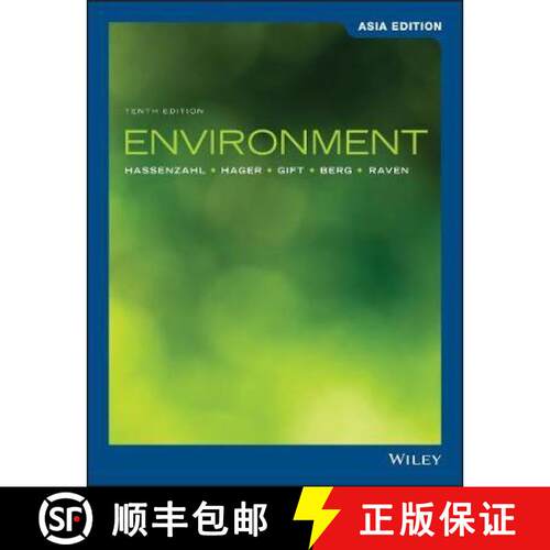 【3-4周达】Environment, Tenth Asia Edition [Wiley环境学] [9781119586043]