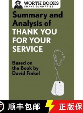 【3-4周达】Summary and Analysis of Thank You for Your Service : Based on the Book by David Finkel [9781504008488]