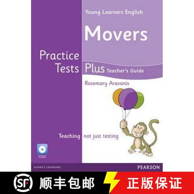 【3-4周达】Young Learners English Movers Practice Tests Plus Teacher's Book with Multi-ROM Pack [9781408299418]
