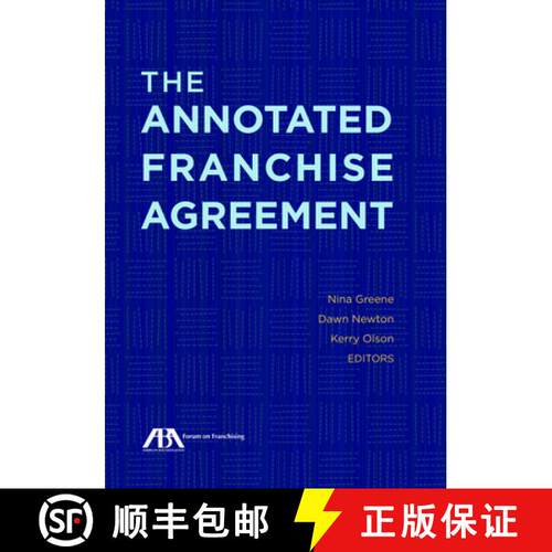 【3-4周达】The Annotated Franchise Agreement [9781641052719]