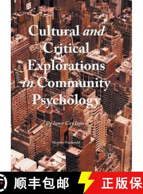 【3-4周达】Cultural and Critical Explorations in Community Psychology : The Inner City Intern [9781349957125]