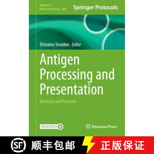 【3-4周达】精装 Antigen Processing and Presentation: Methods and Protocols [9781071650912]