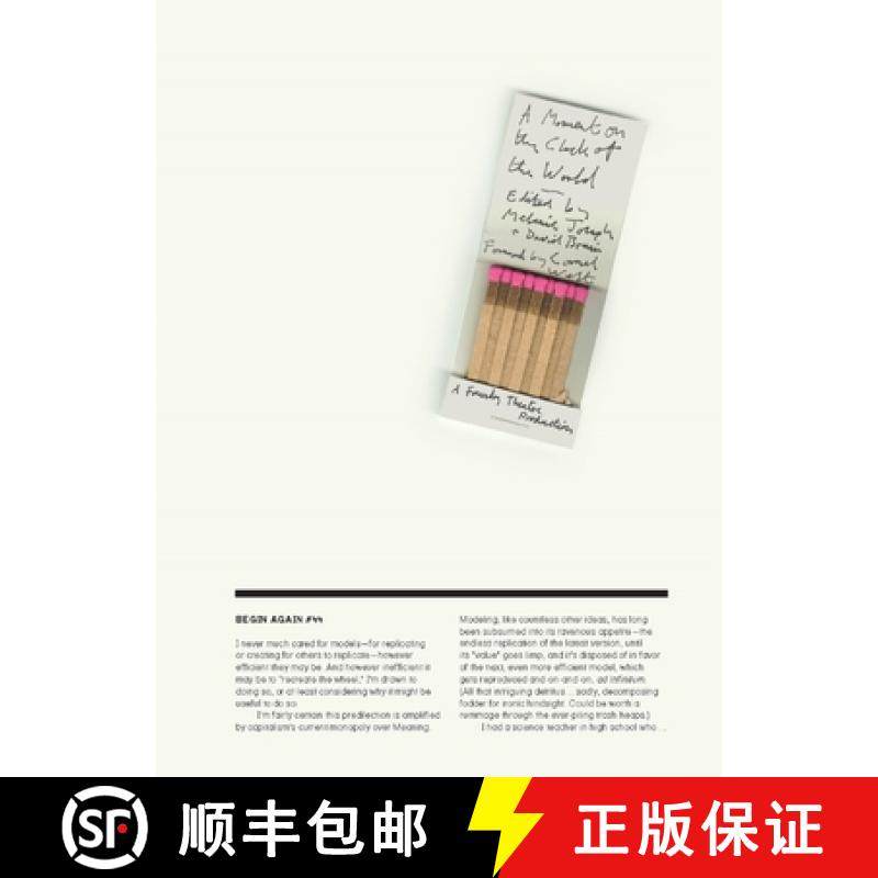 【3-4周达】A Moment on the Clock of the World : A Foundry Theatre Production [9781642590296]