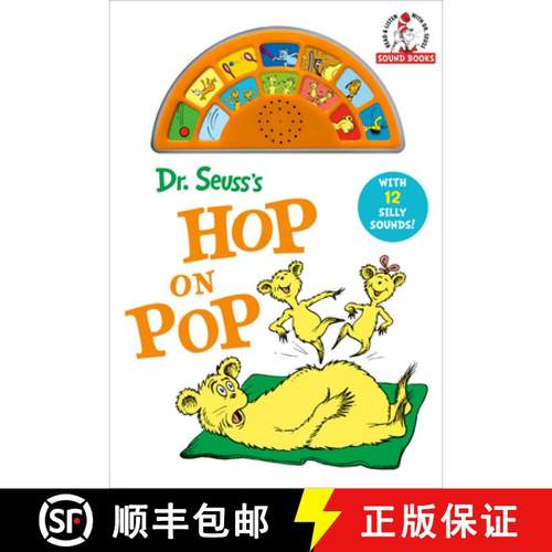 【3-4周达】Dr. Seuss's Hop on Pop with 12 Silly Sounds!: An Interactive Read and Listen Book [9780593902691]