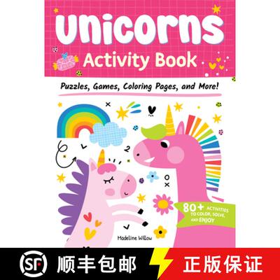 【3-4周达】Unicorns Activity Book: Puzzles, Games, Coloring Pages, and More! [9781641243957]