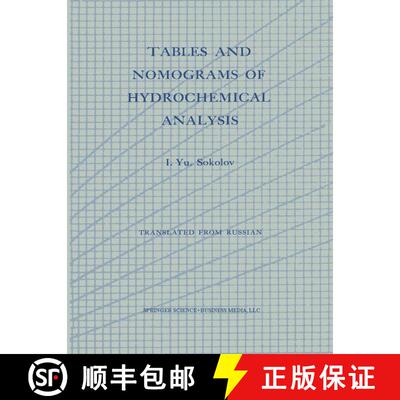 【3-4周达】Tables and Nomograms of Hydrochemical Analysis [9781489948625]
