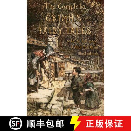 【3-4周达】The Complete Grimm's Fairy Tales: with 23 full-page Illustrations by Arthur Rackham [9781911405955]