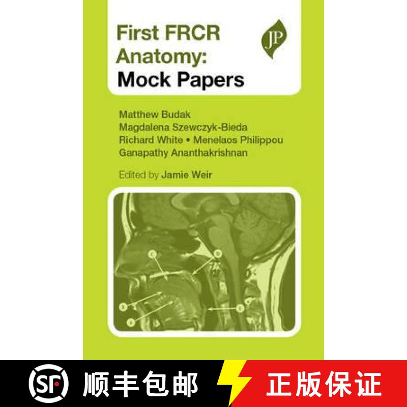 【3-4周达】First FRCR Anatomy : Mock Papers [9781907816420]