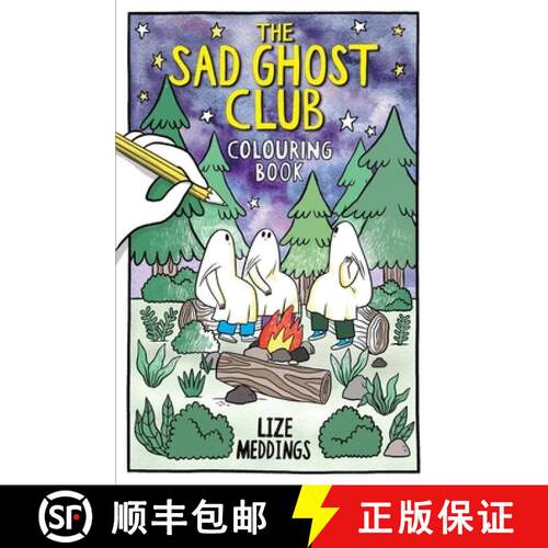 【3-4周达】Sad Ghost Club Colouring Book: A comfy cosy colouring book for all ages [9781526367976]