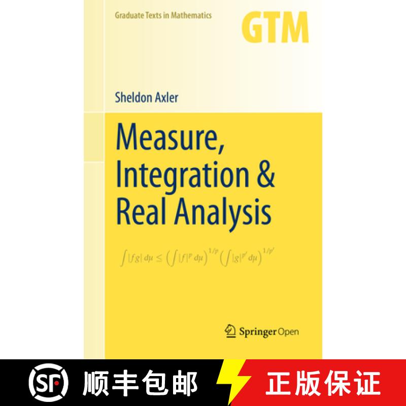 现货 测量、整合与实证分析 Measure, Integration & Real Analysis [9783030331429]