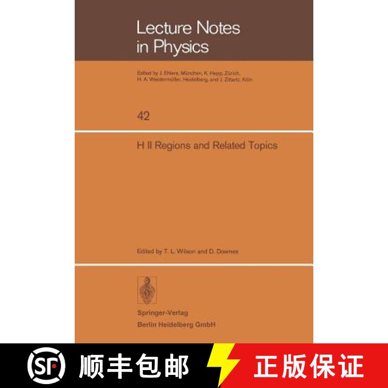 【3-4周达】H II Regions and Related Topics: Proceedings of a Symposium Held at Mittelberg, Kleinwalse... [9783540074090]