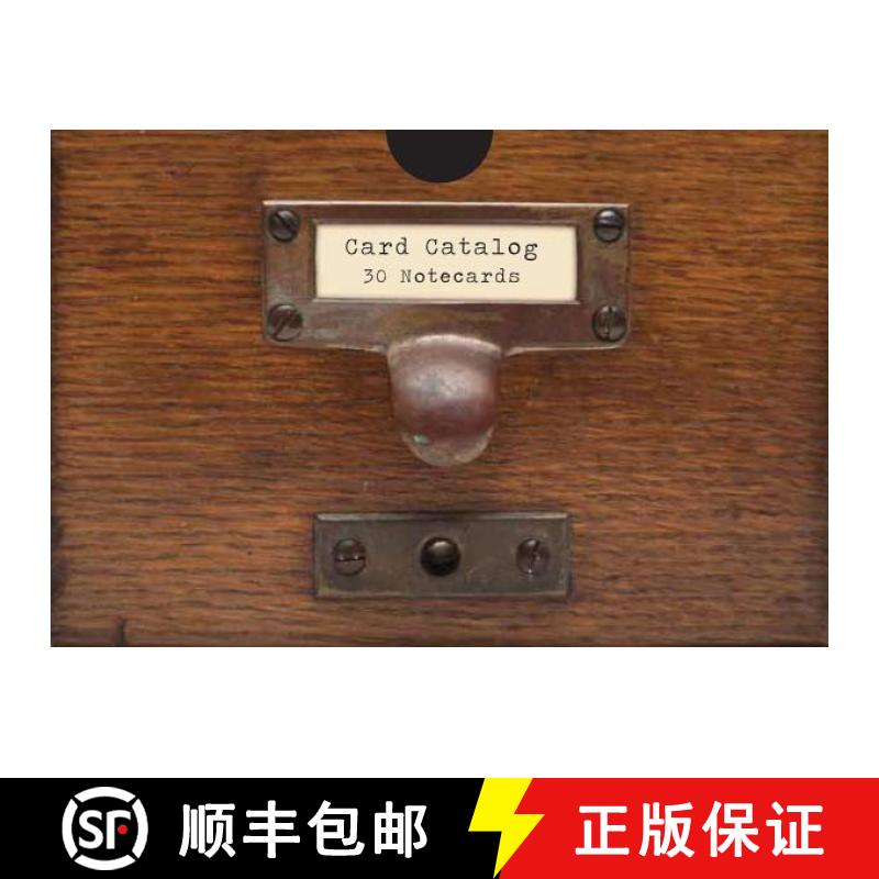 【3-4周达】Card Catalog: 30 Notecards: 30 Notecards from the Library of Congress [9781452114323]