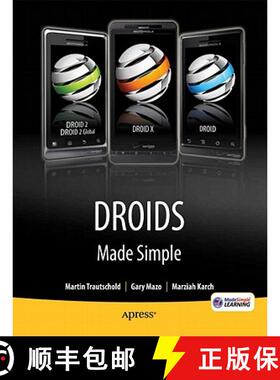 【3-4周达】DROIDS Made Simple: For the DROID, DROID X, DROID 2, and DROID 2 Global [9781430232797]